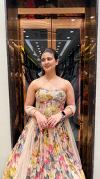 FARAH Floral Lehenga