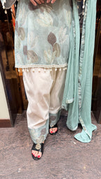 SAJDA MIRROR FARSHI SALWAR SUIT