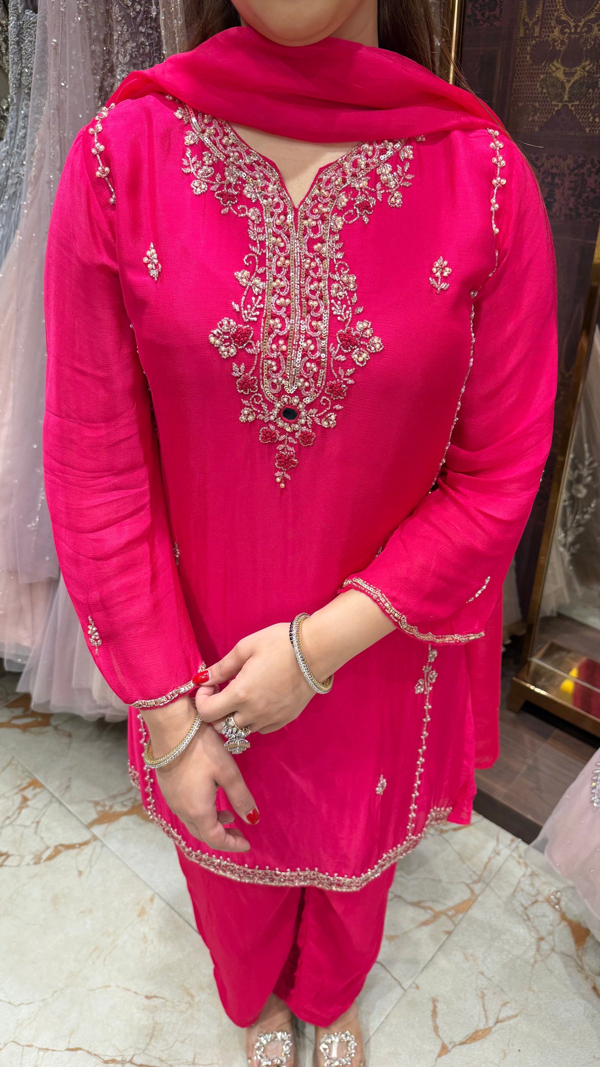 SITARA - E - NOOR CHINON SUIT SET
