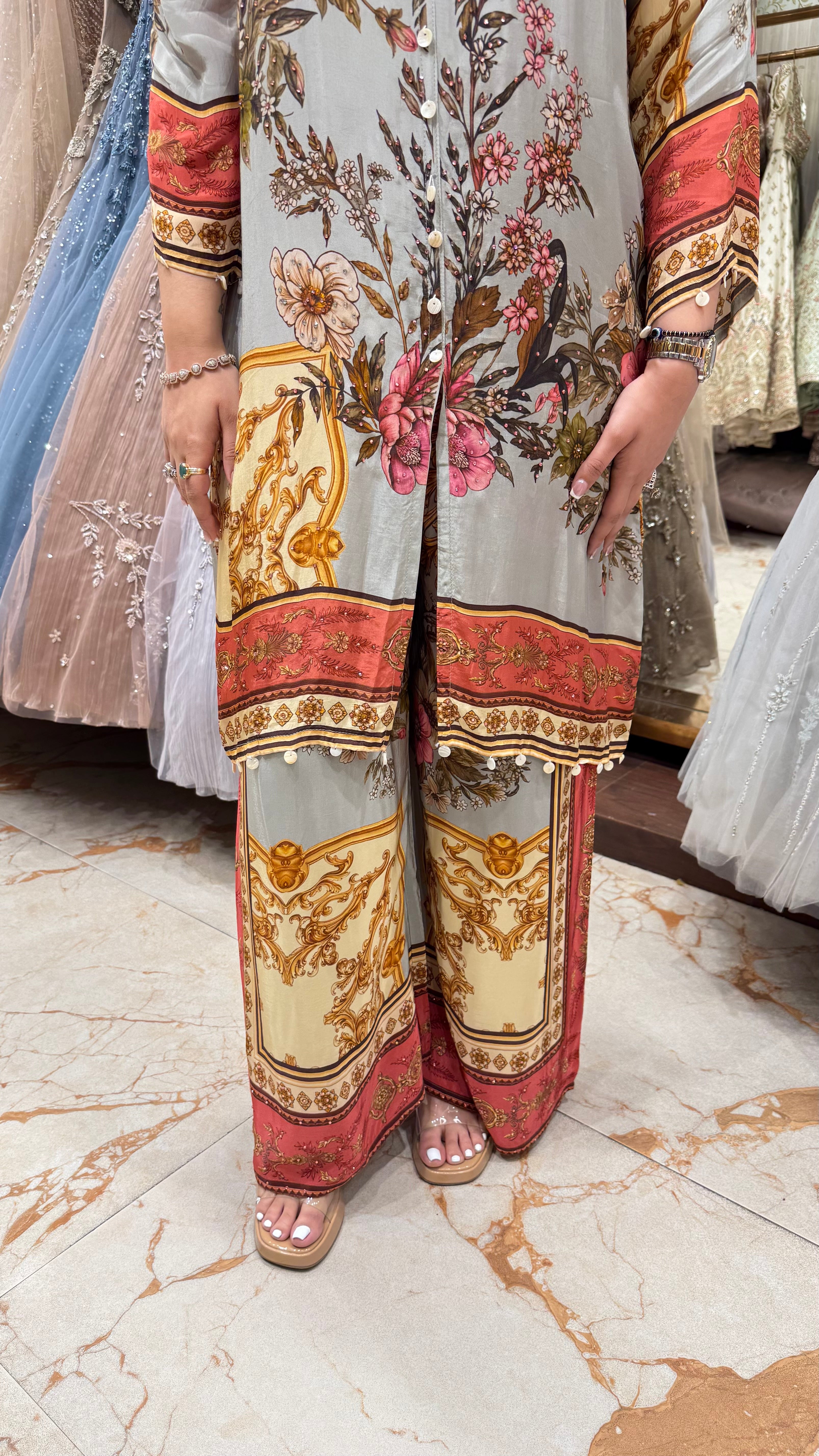 BAROQUE BLOOM CO-ORDSET