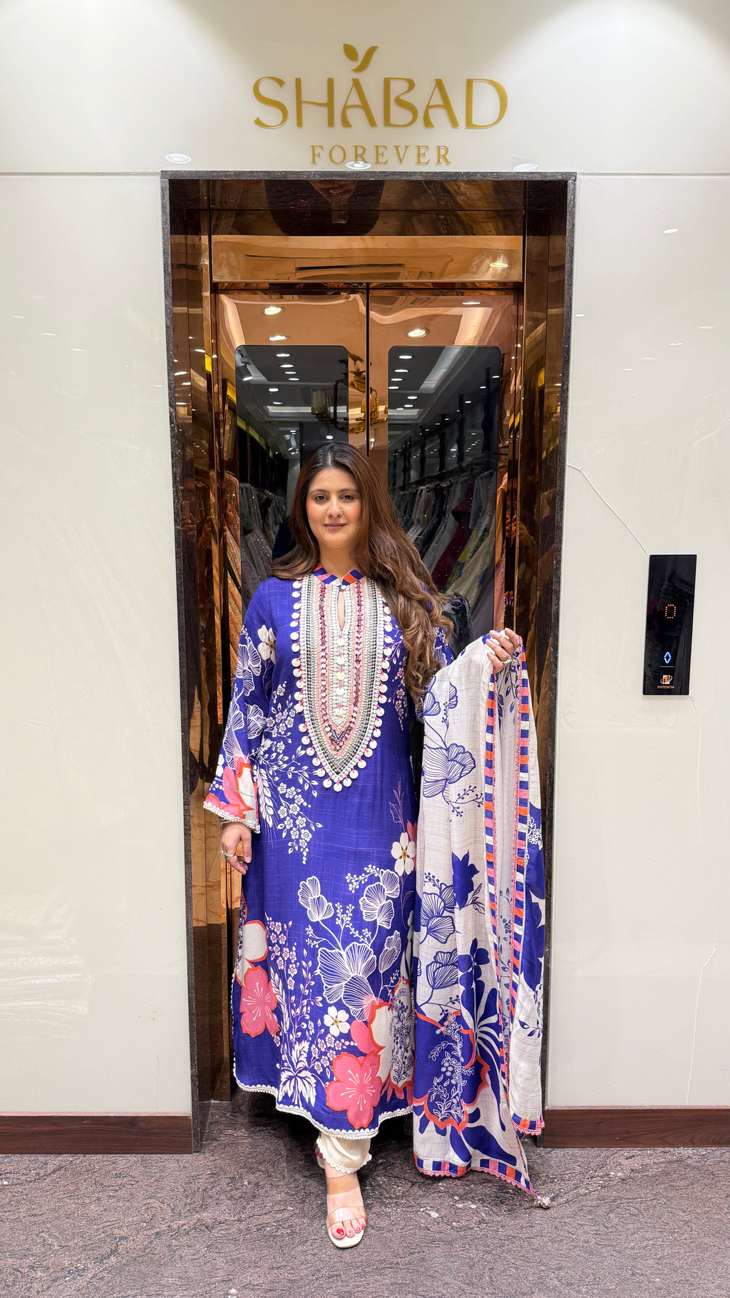 Zaria Muslin Cotton Pakistani Suit