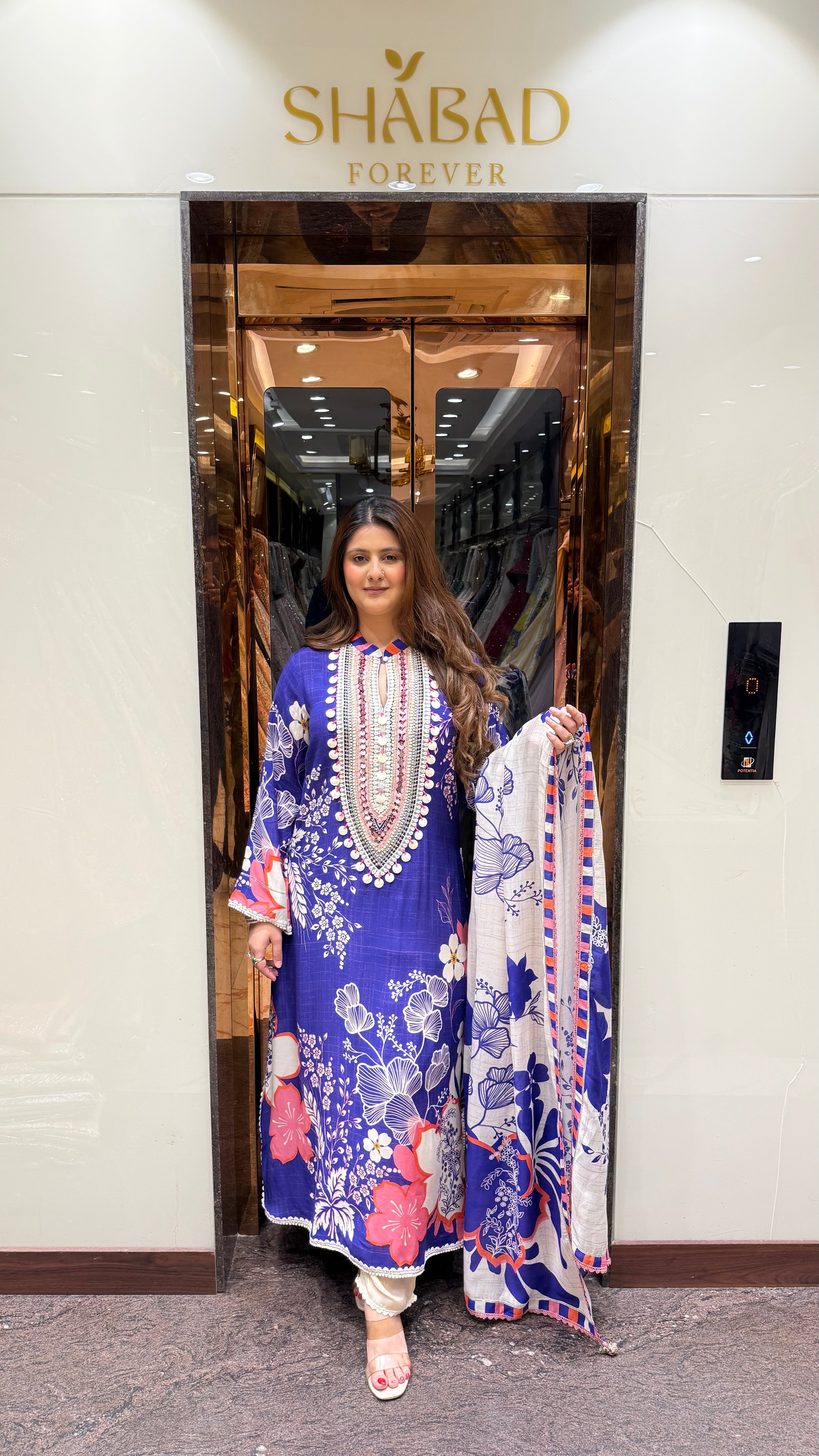 Zaria Muslin Cotton Pakistani Suit