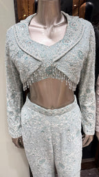 ZAREEN CRYSTAL TASSEL CO-ORD SET