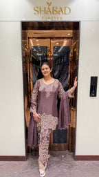 Insha Metallic Pearl Embroidered Suits