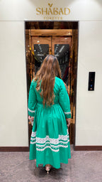 GREEN BALLROOM SHIRT DRESS