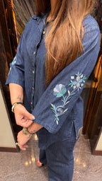 SIDYA DENIM CO-ORDSET