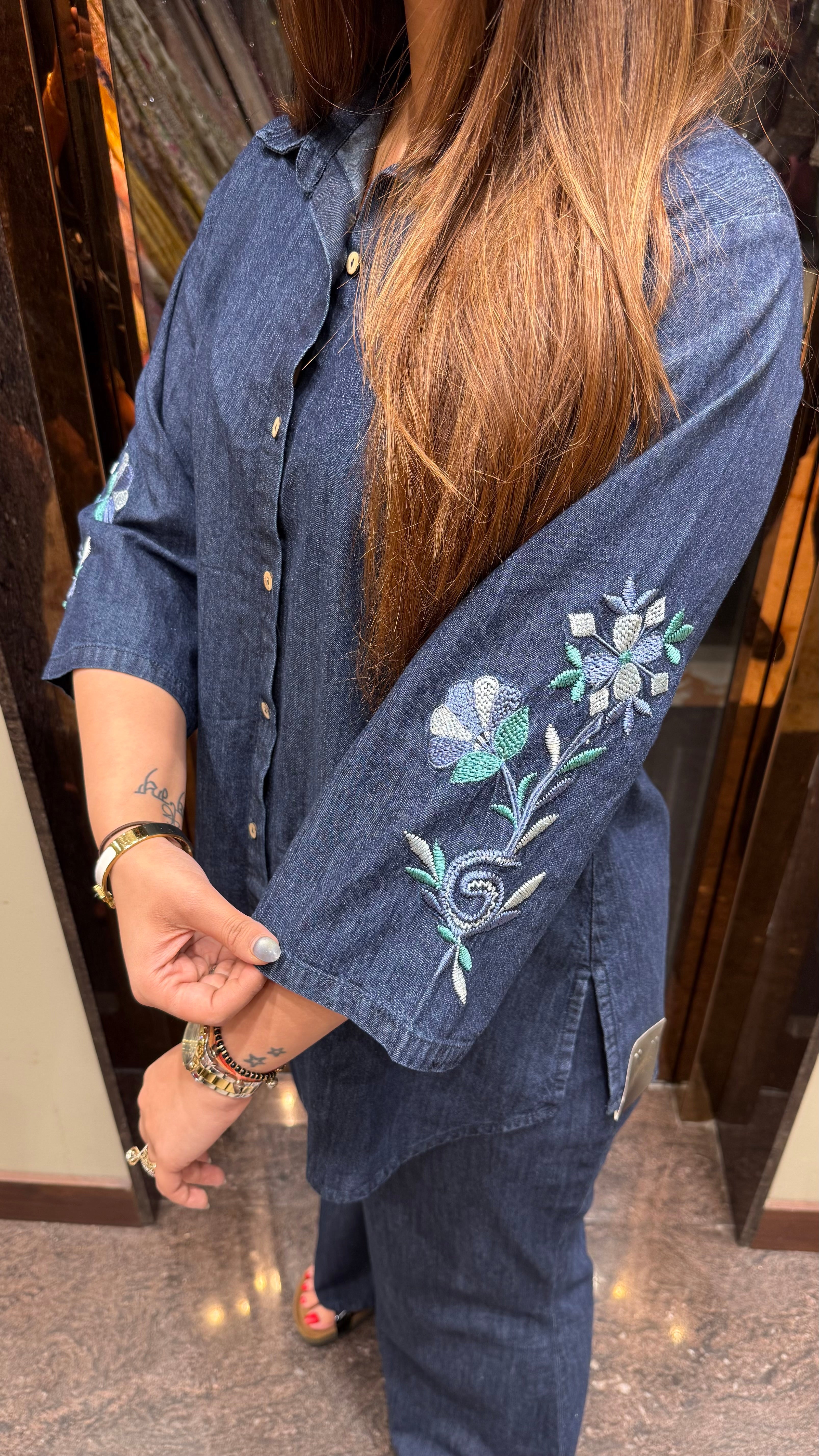 SIDYA DENIM CO-ORDSET