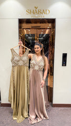 Indowestern fusion handwork jumpsuit