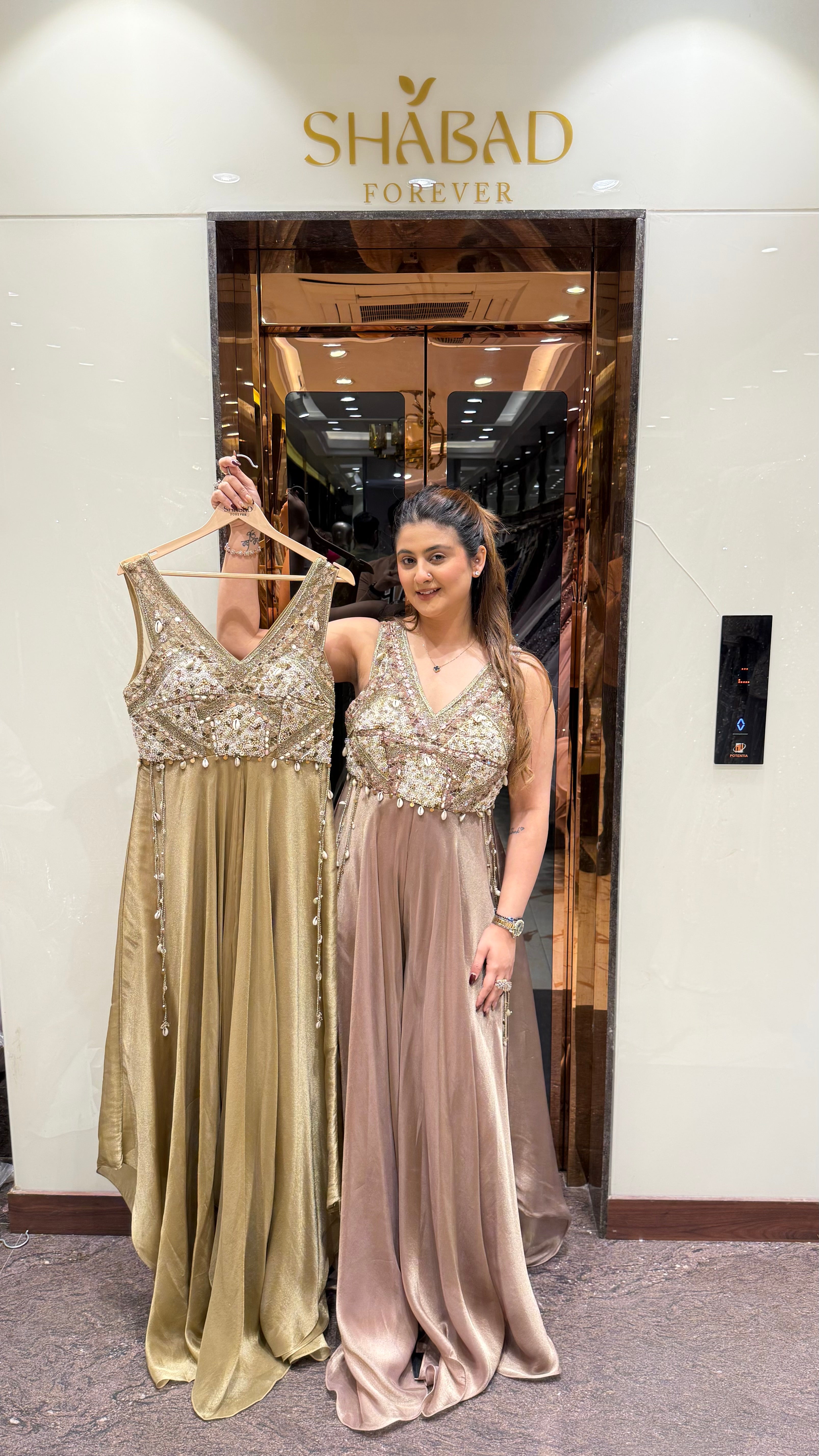 Indowestern fusion handwork jumpsuit