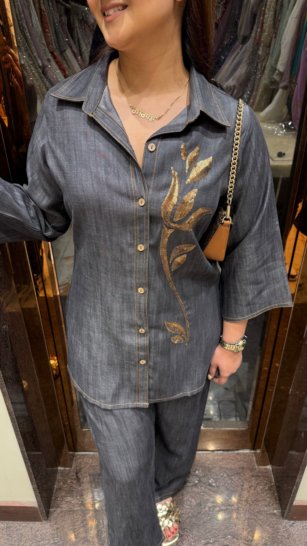 DONNA DENIM CO-ORDSET
