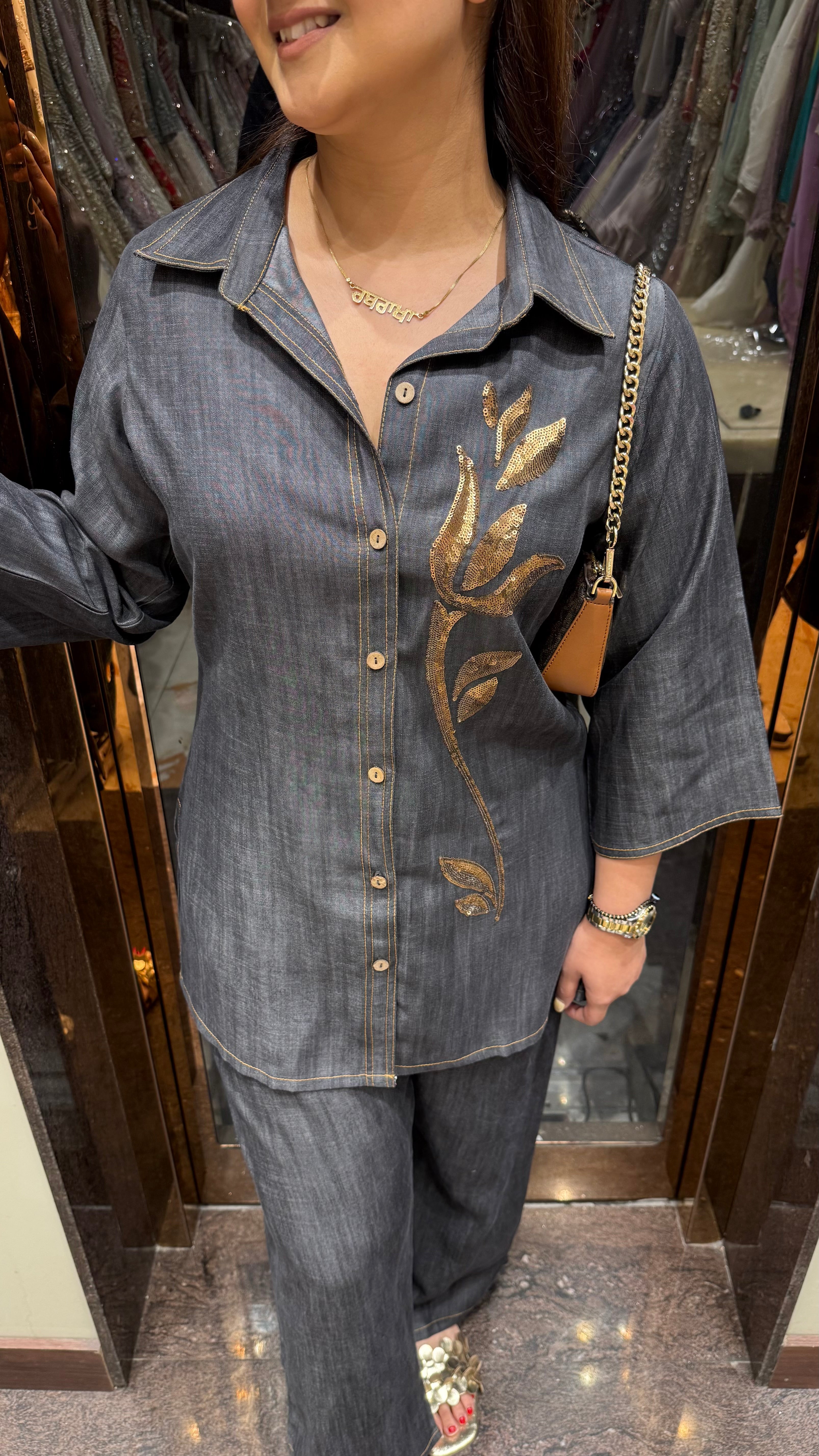 DONNA DENIM CO-ORDSET