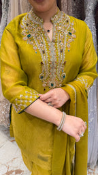 MARIE GOLD FARSHI SALWAR SUIT