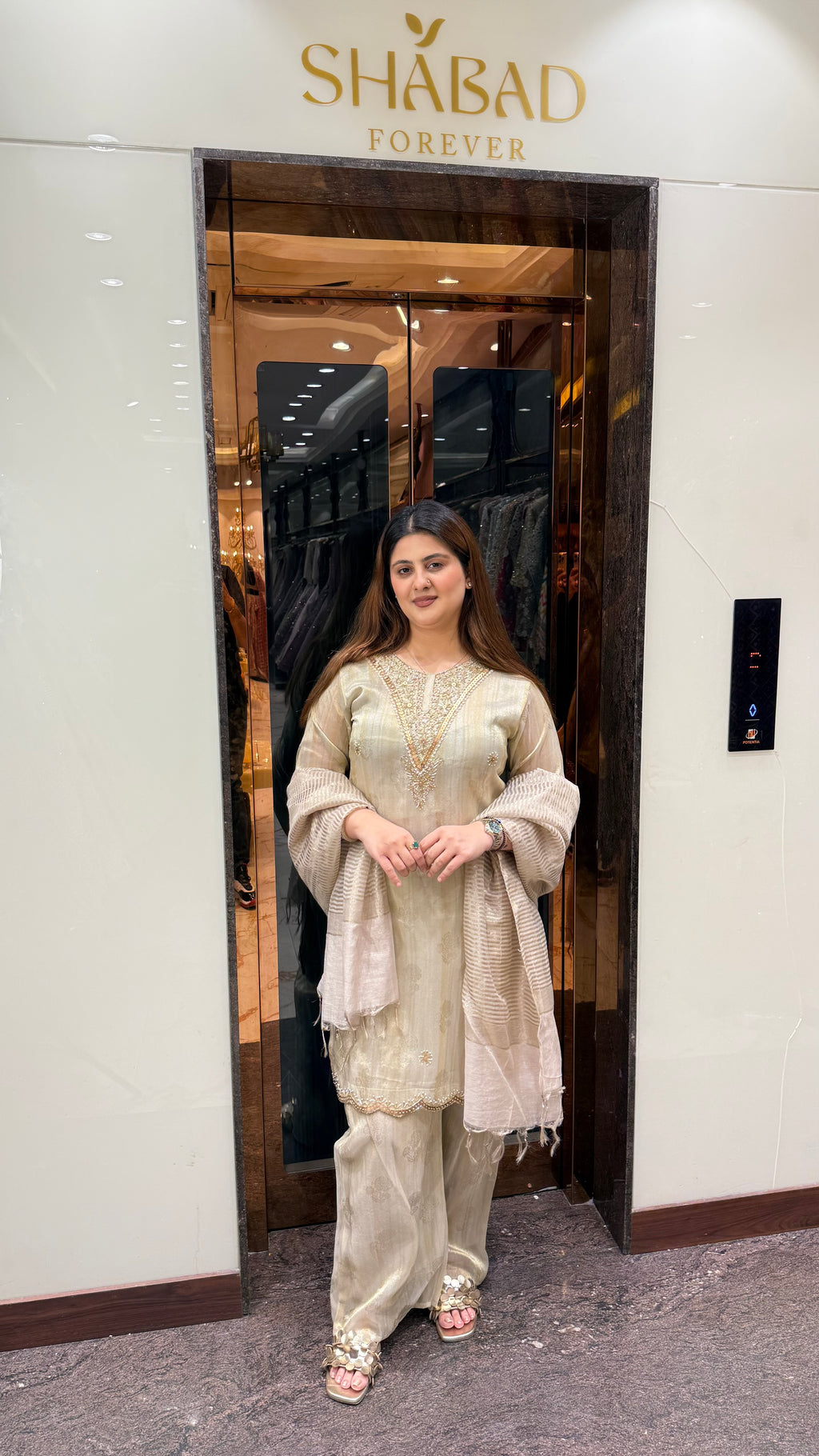 MOGRA SHIMMER SUIT