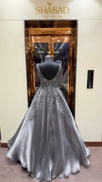 CELESTE EMBROIDERED BALL GOWN