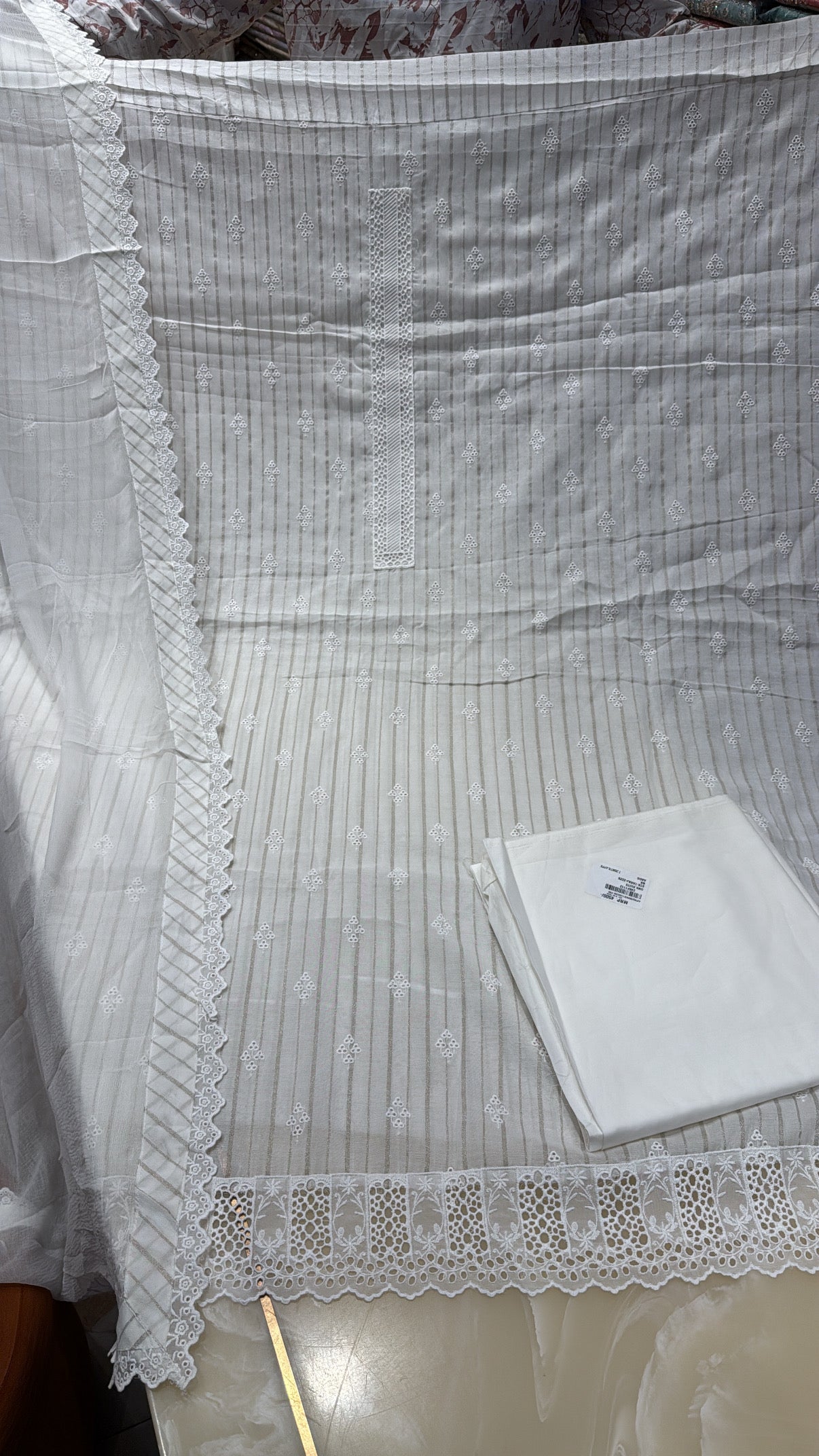 Linen Cotton Unstitched Suit