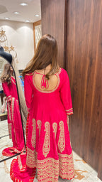 SAAHIBA RANI PINK ANARKALI