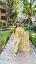GUL E NOOR Organza Unstitched Suit