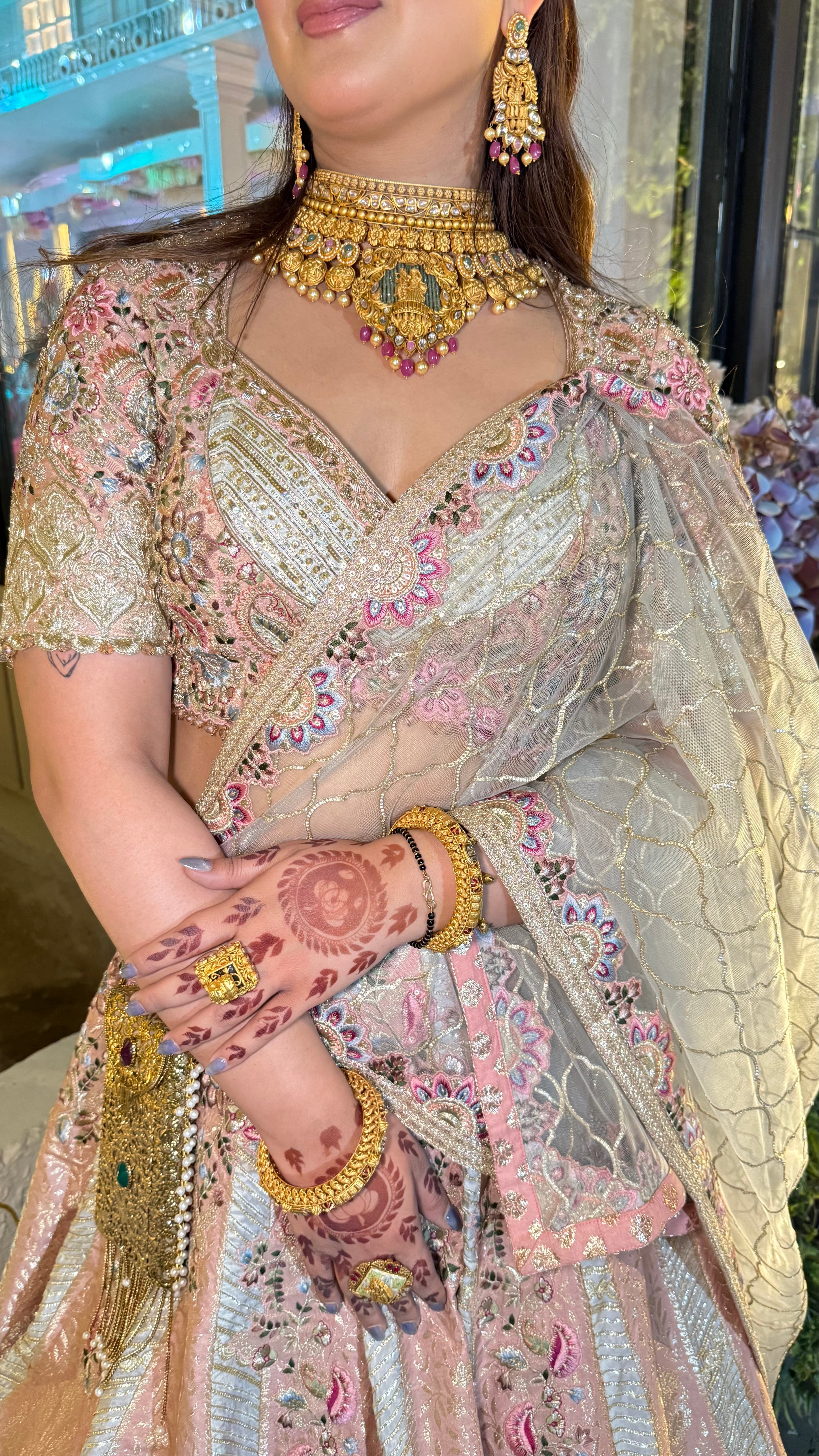 BLUSH PASTEL LEHENGA