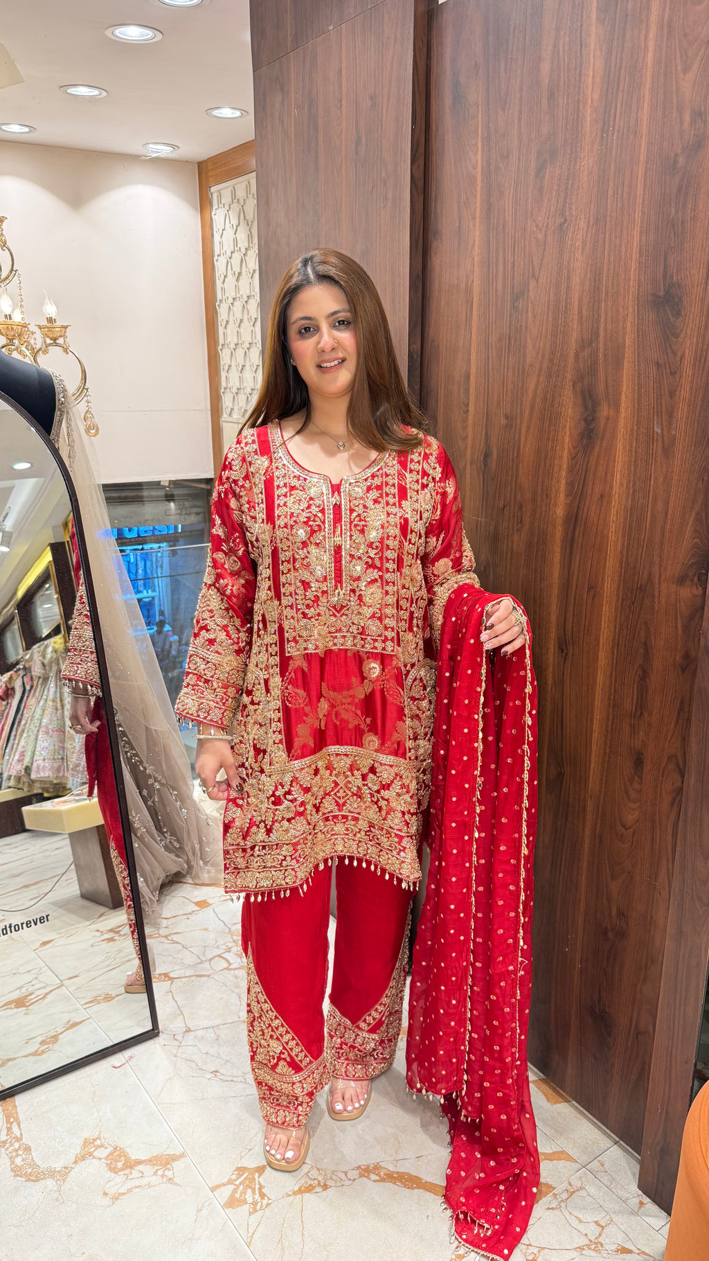 SURKHI HAND EMBROIDERED READYMADE SUIT