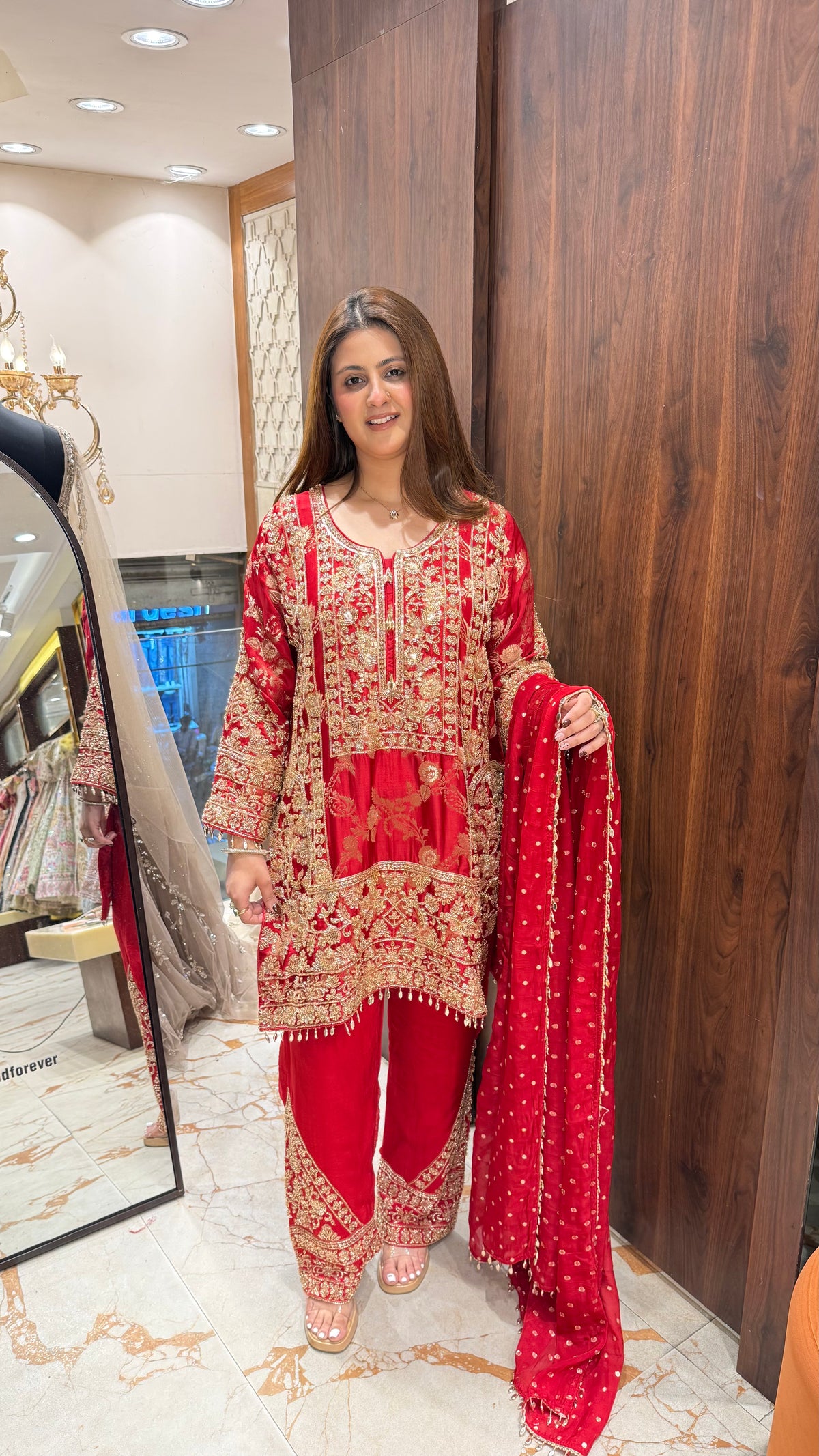 SURKHI HAND EMBROIDERED READYMADE SUIT