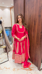 SAAHIBA RANI PINK ANARKALI