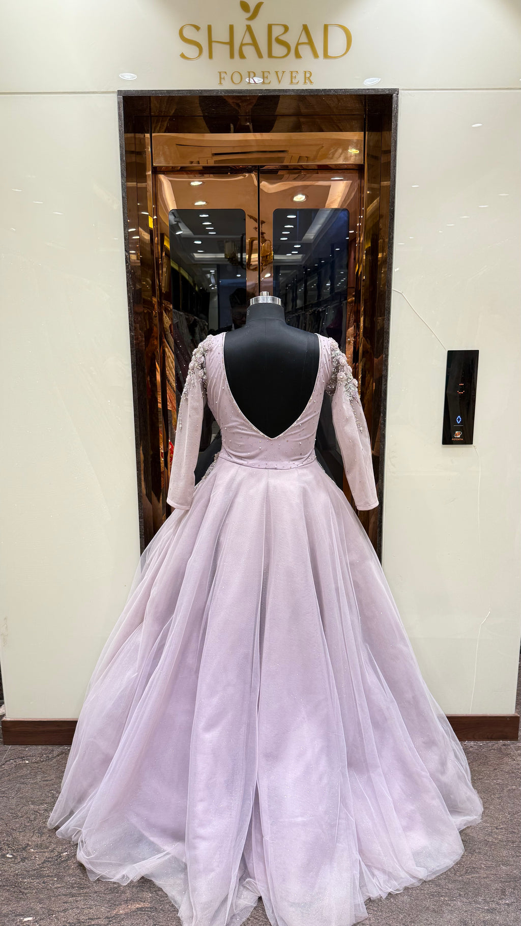 CHRISTIE HANDWORK GOWN