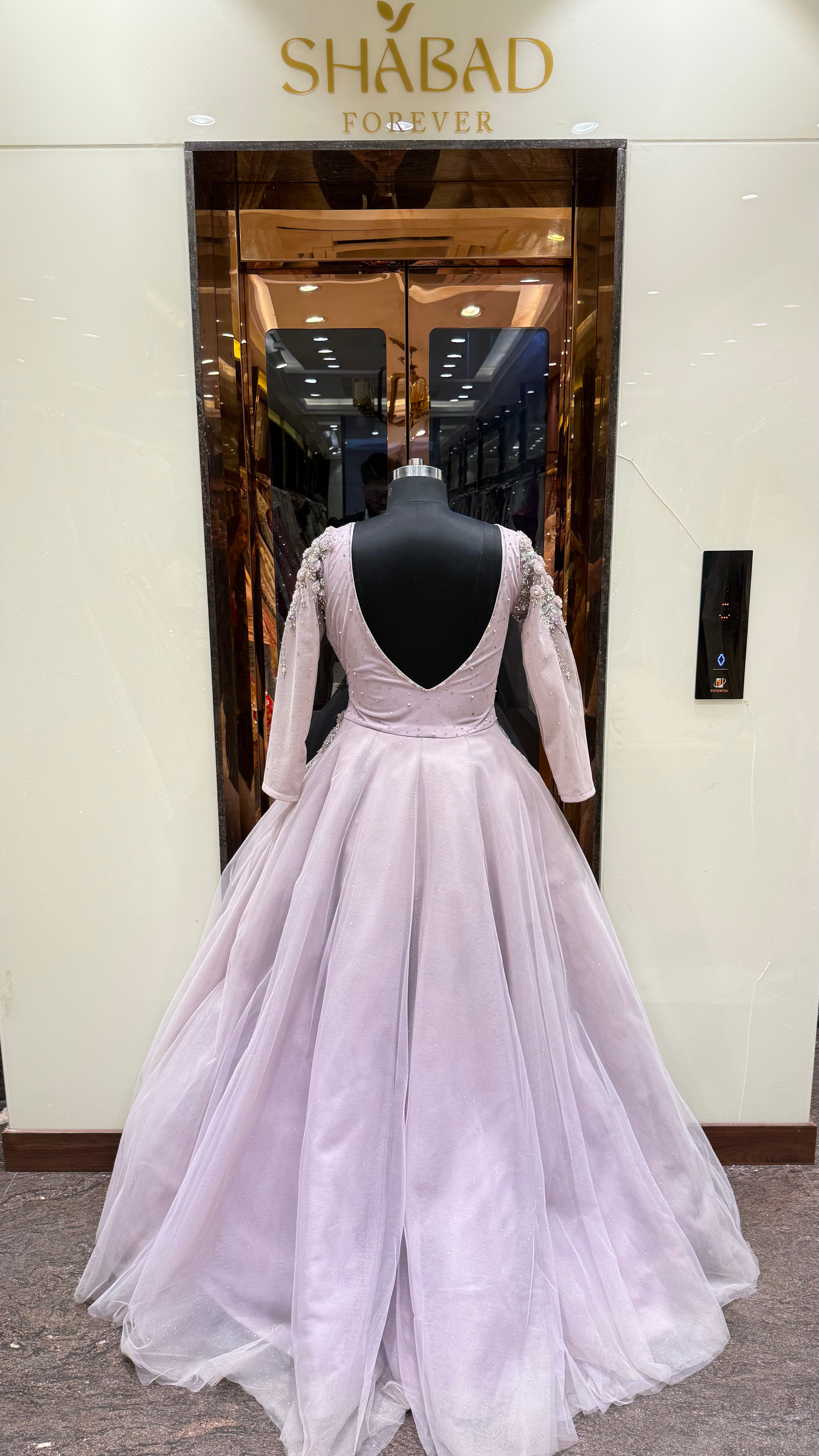 CHRISTIE HANDWORK GOWN