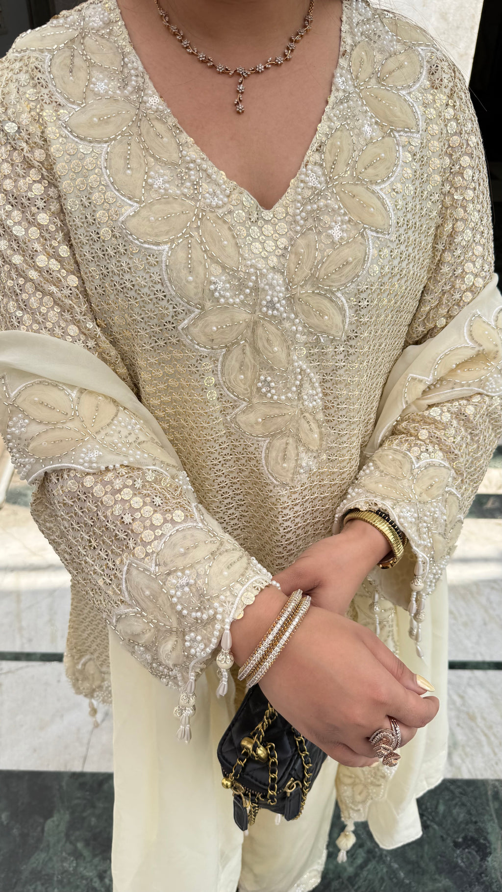 HANAN SEQUIN SALWAR SUIT