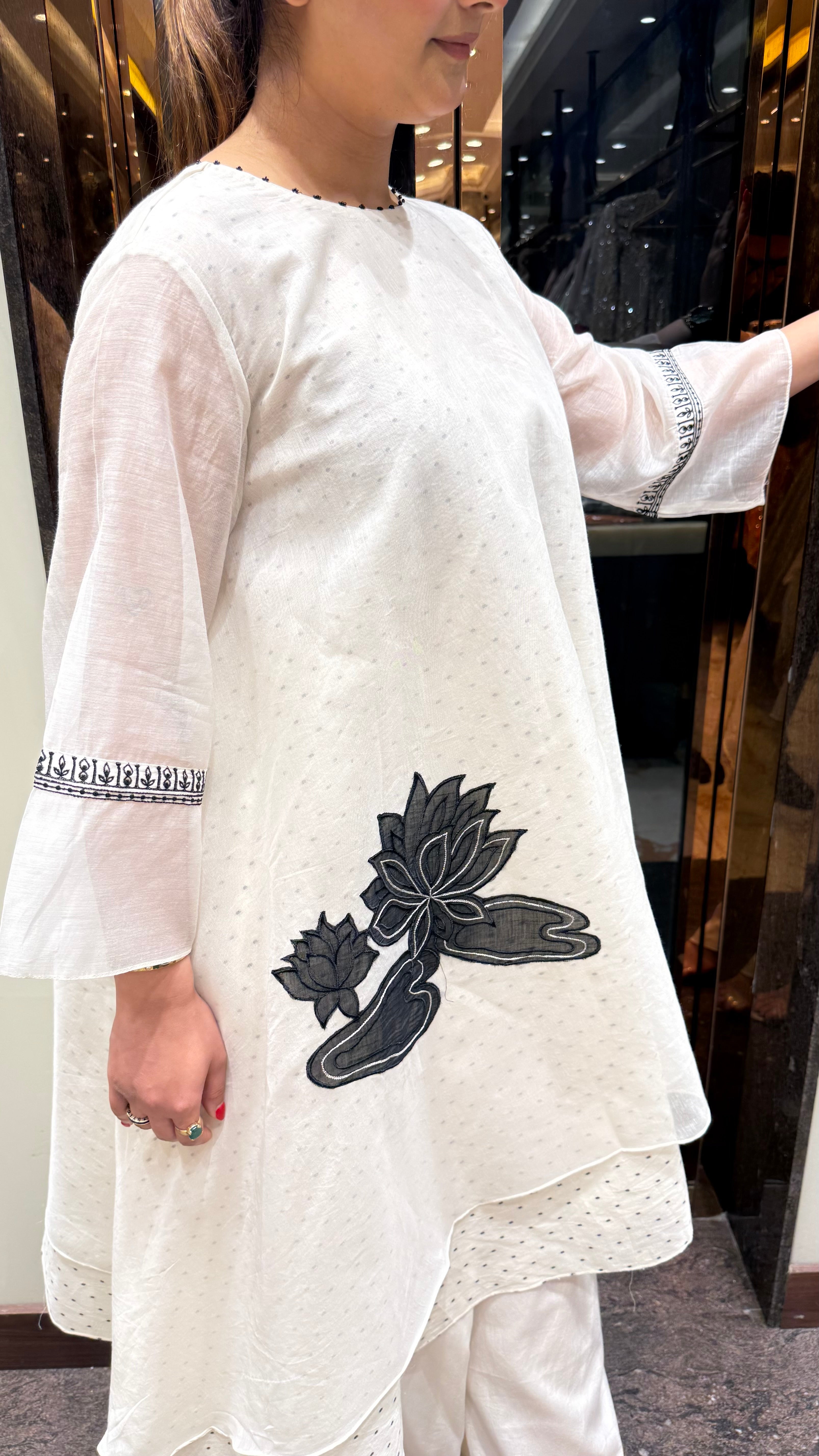 SAMAMA A LINE COTTON COORDSET