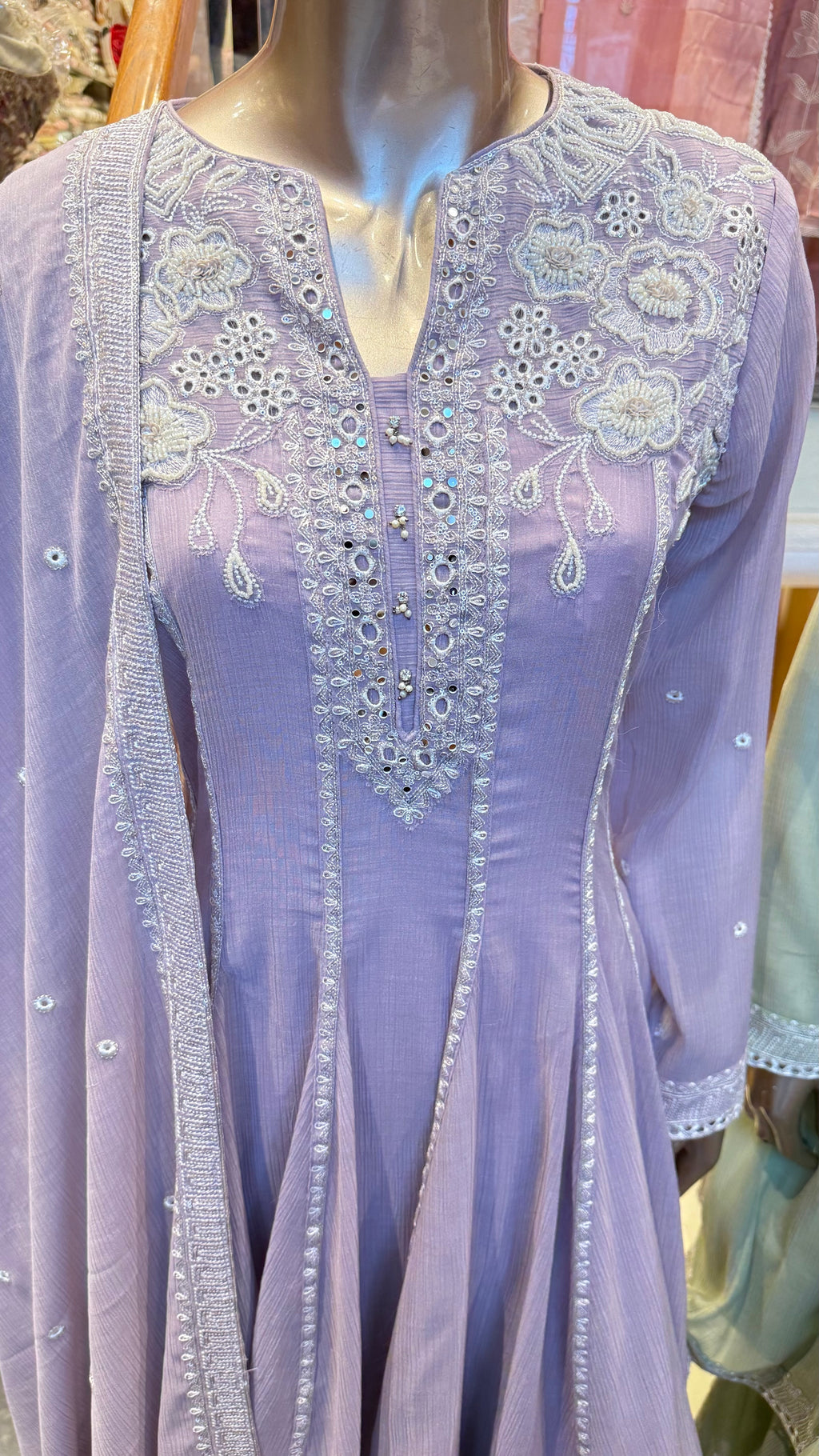MUL COTTON READYMADE SUIT