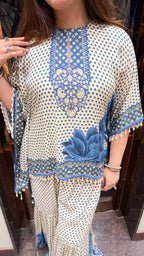 NEELE PHUL KAFTAN GHARARA SET