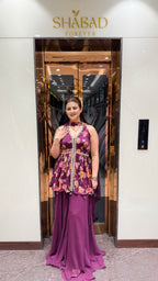 Halter Neck Indowestern Suit