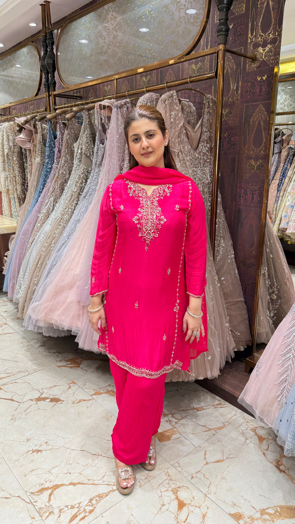SITARA - E - NOOR CHINON SUIT SET