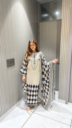 ZYRA MUSLIN CREPE LAWN SUIT