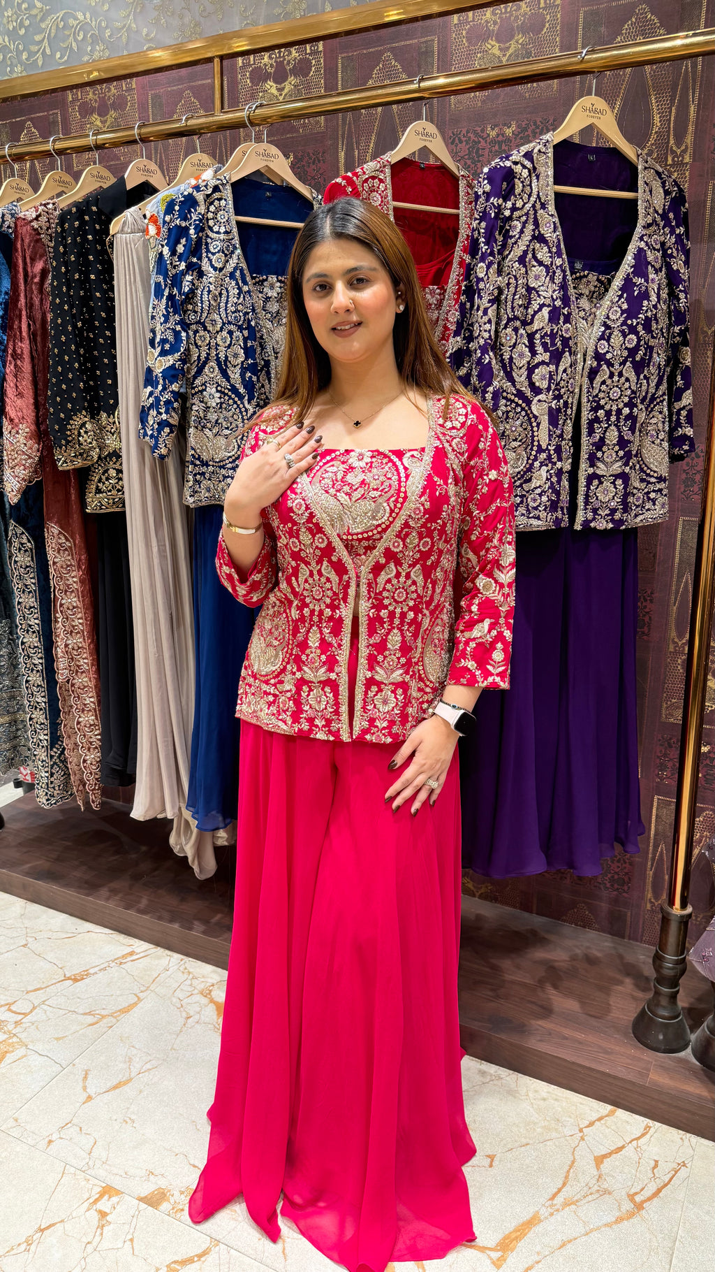 Indo-Western 3 piece Sharara Set
