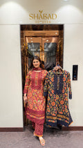 INDIGO COTTON SUIT SET