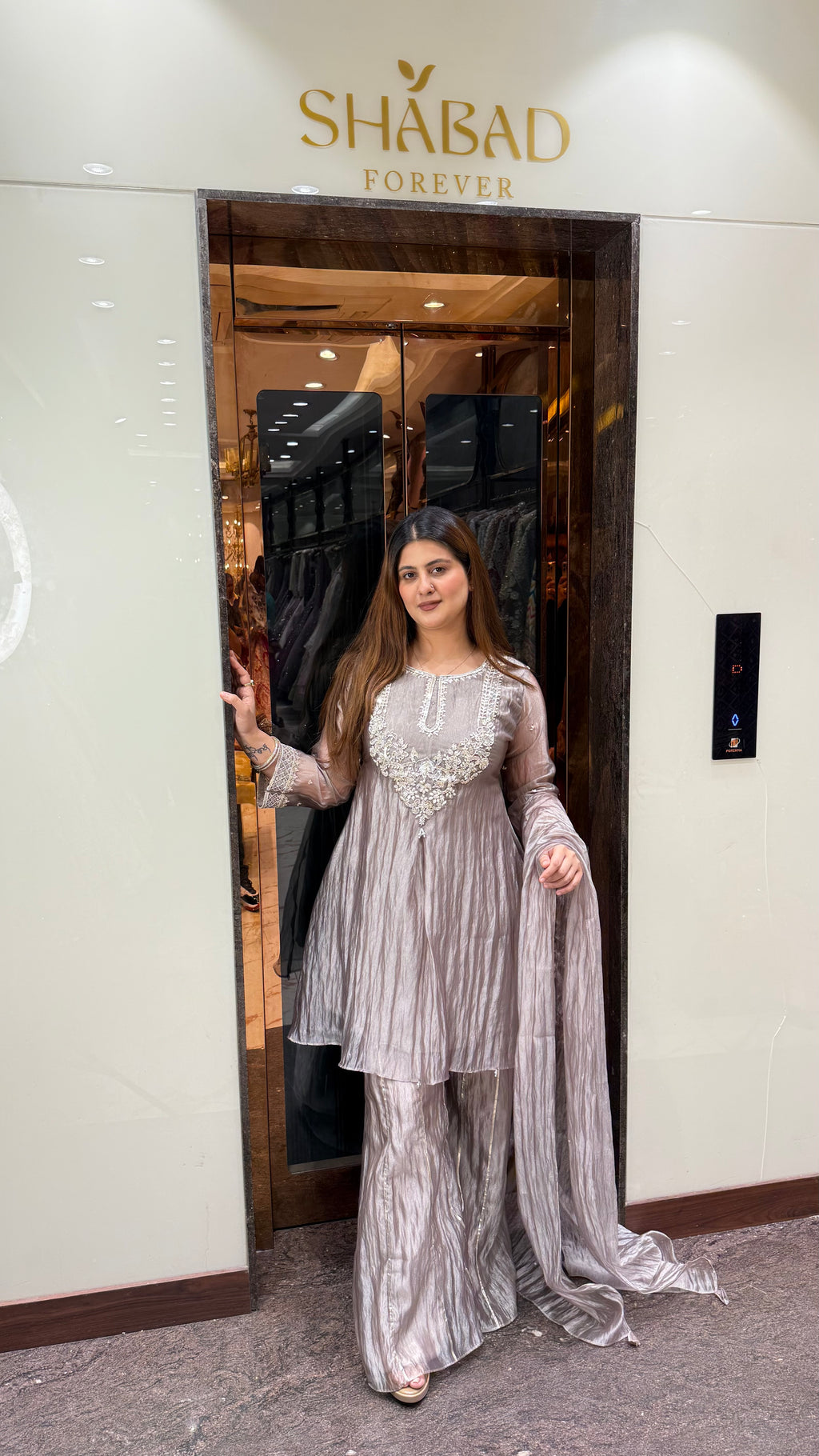 CHANDNI PEPLUM SHARARA SUIT