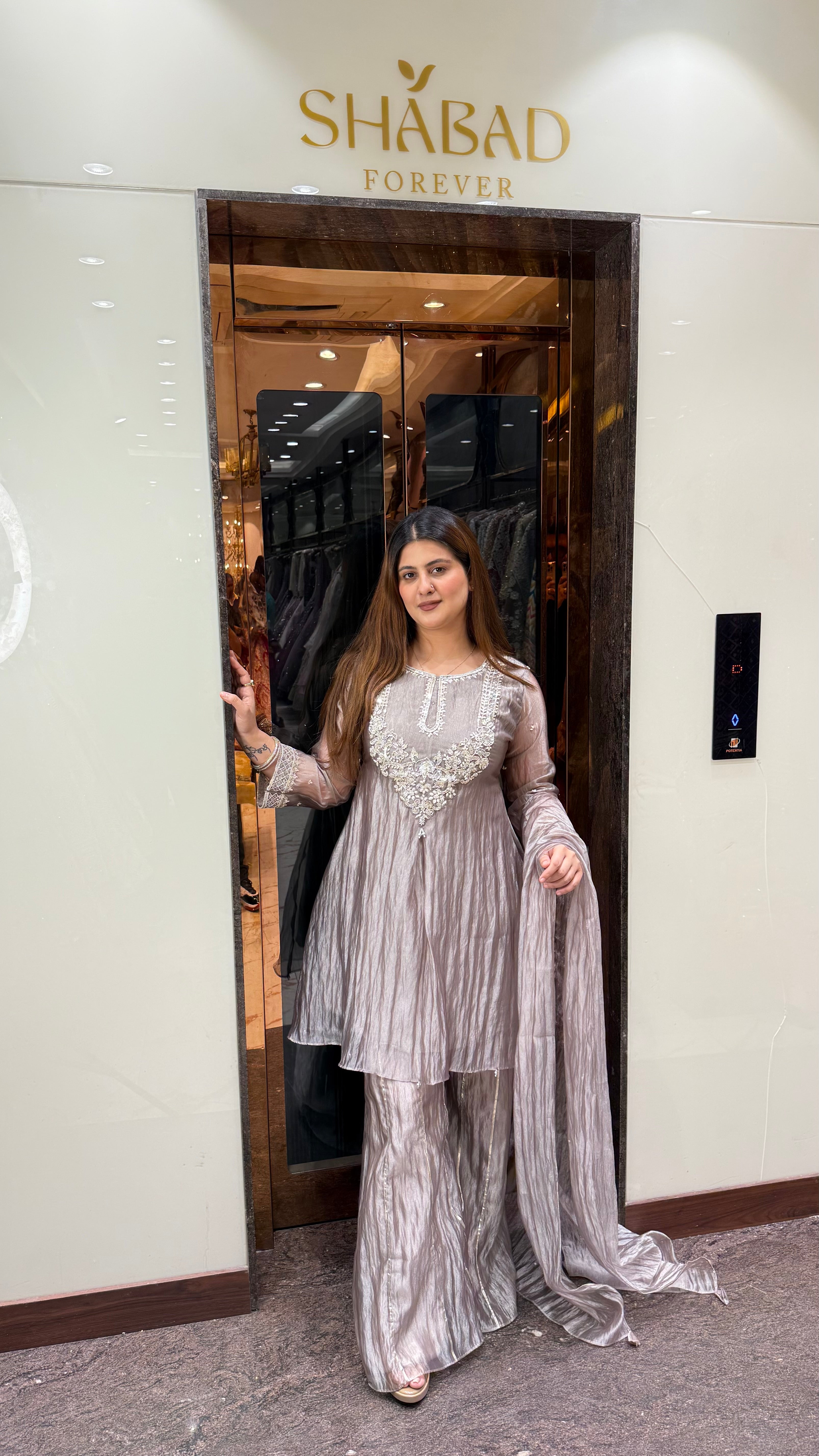 CHANDNI PEPLUM SHARARA SUIT