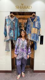 IVAANA MULTI PRINT SHORT SHIRT CO-ORDS