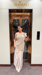 AURELIA PEARL DRAPED SAREE