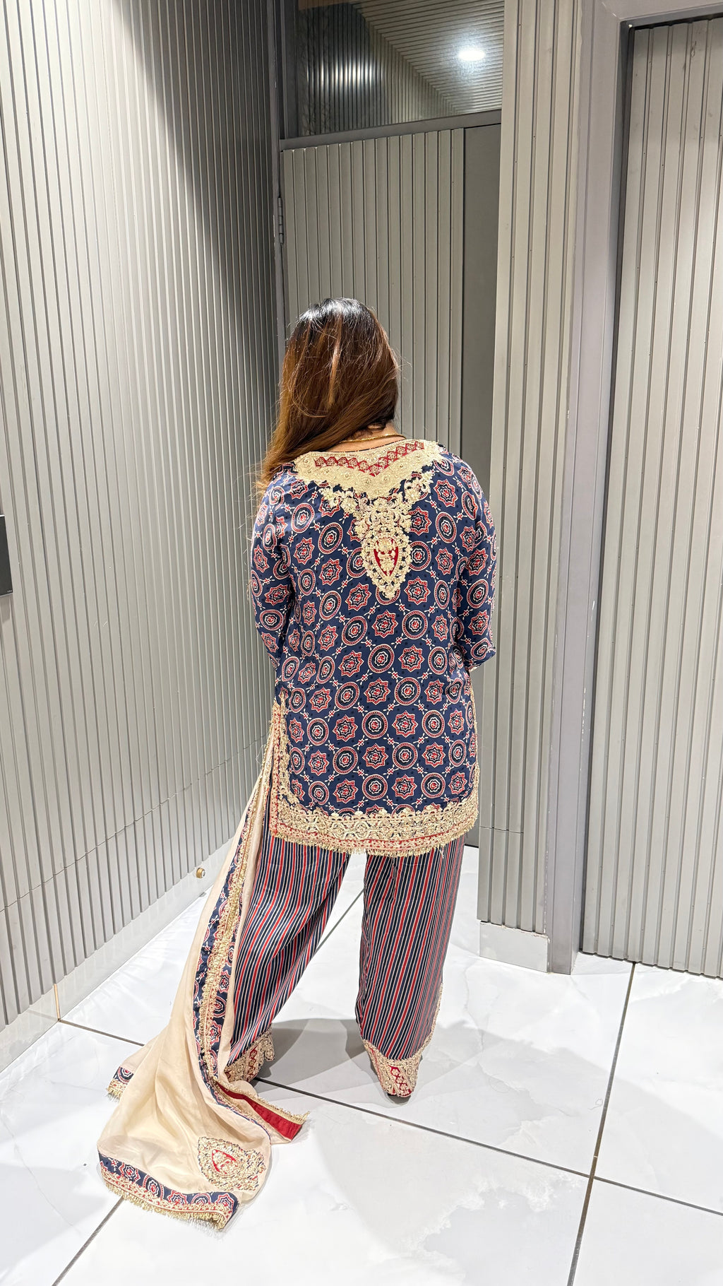 SHAHI AJRAKH SALWAR SUIT