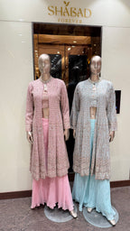 3pc CHIKANKARI JACKET SET
