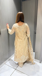 Haania Pearl Hand Embroidered Suit