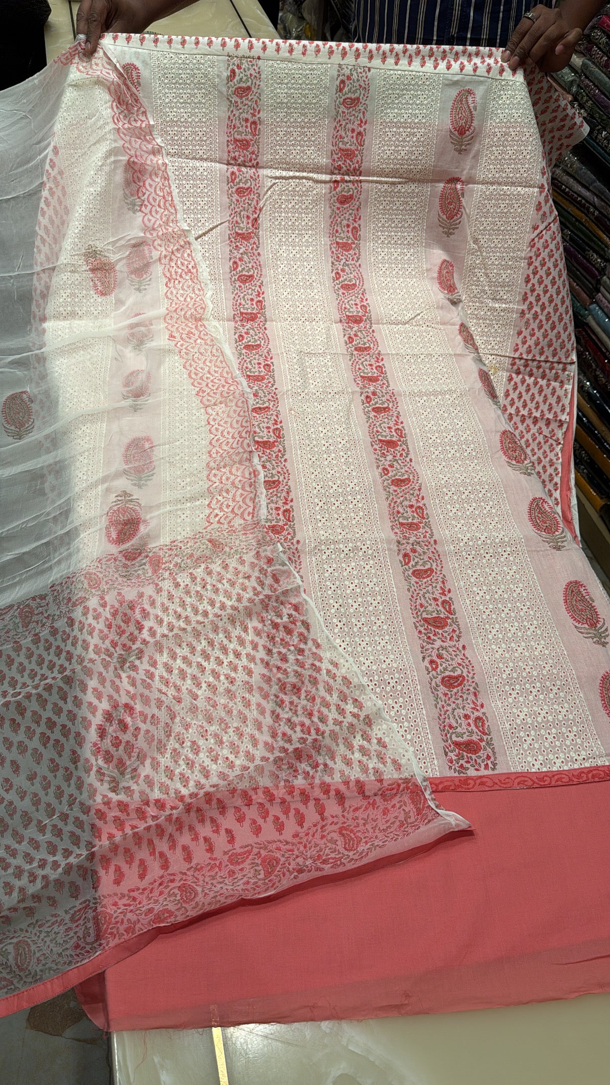 Cotton Fabric Unstitched Suit