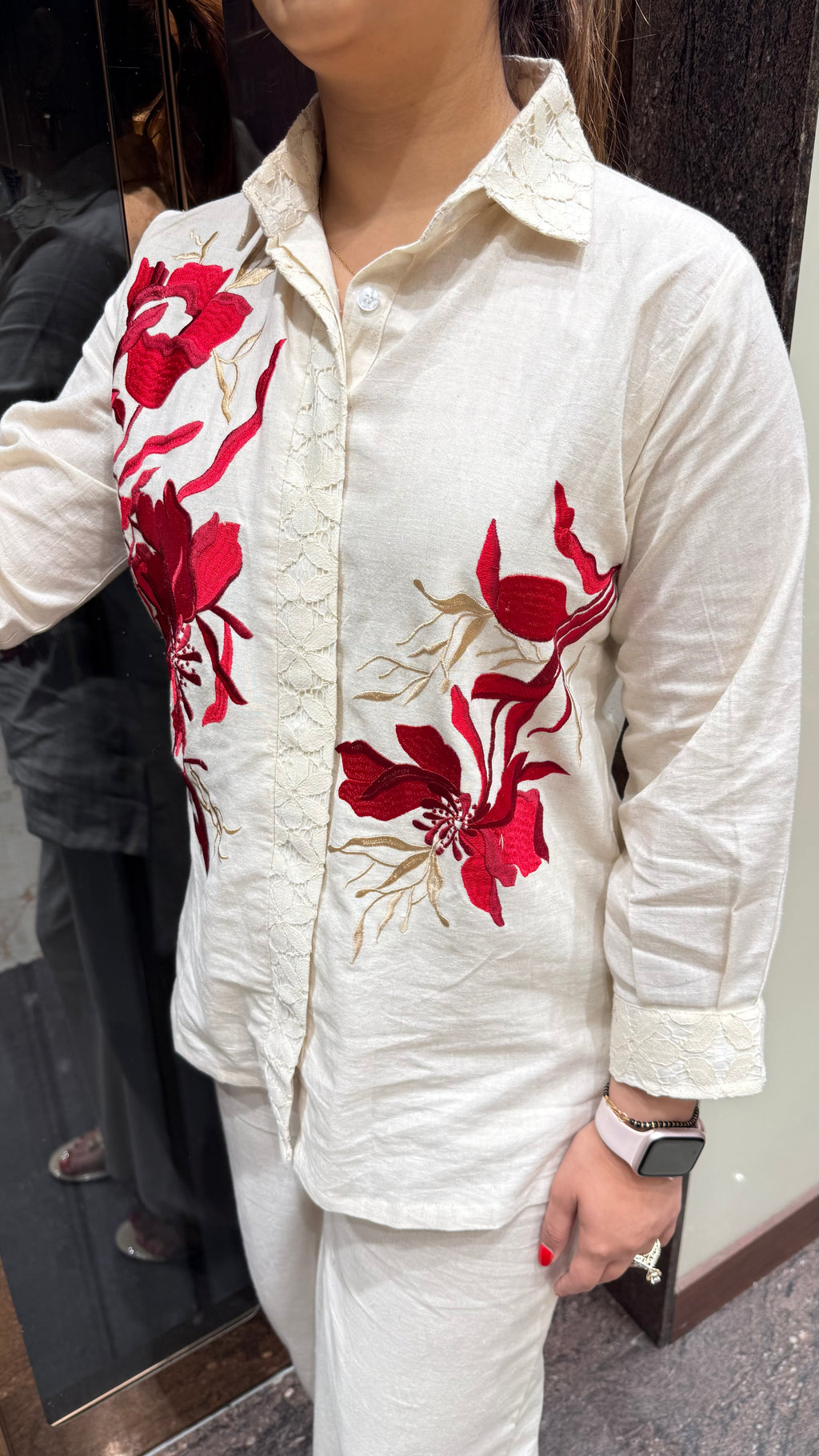 MAHIRA LINEN COTTON COORDSET