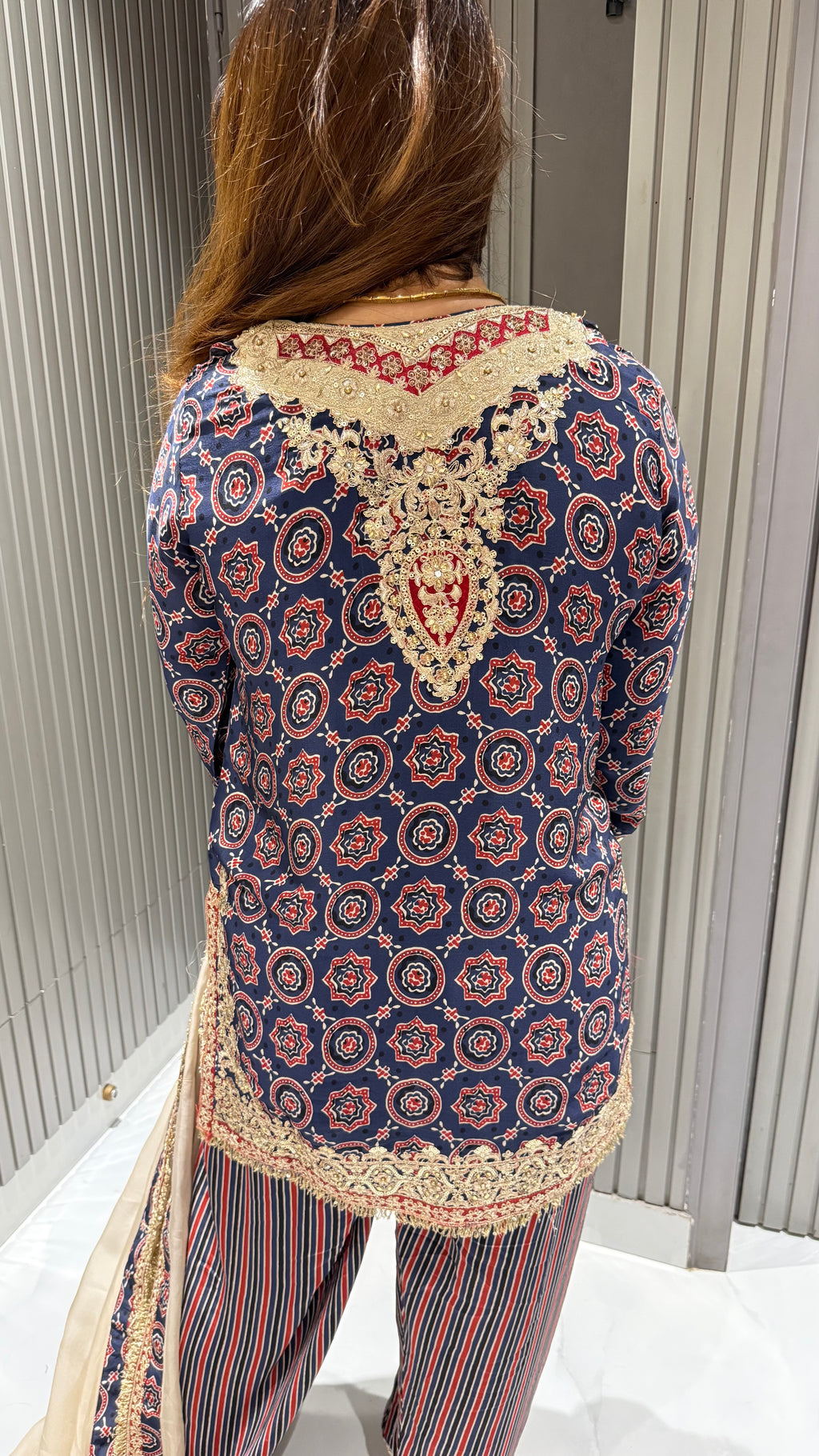 SHAHI AJRAKH SALWAR SUIT
