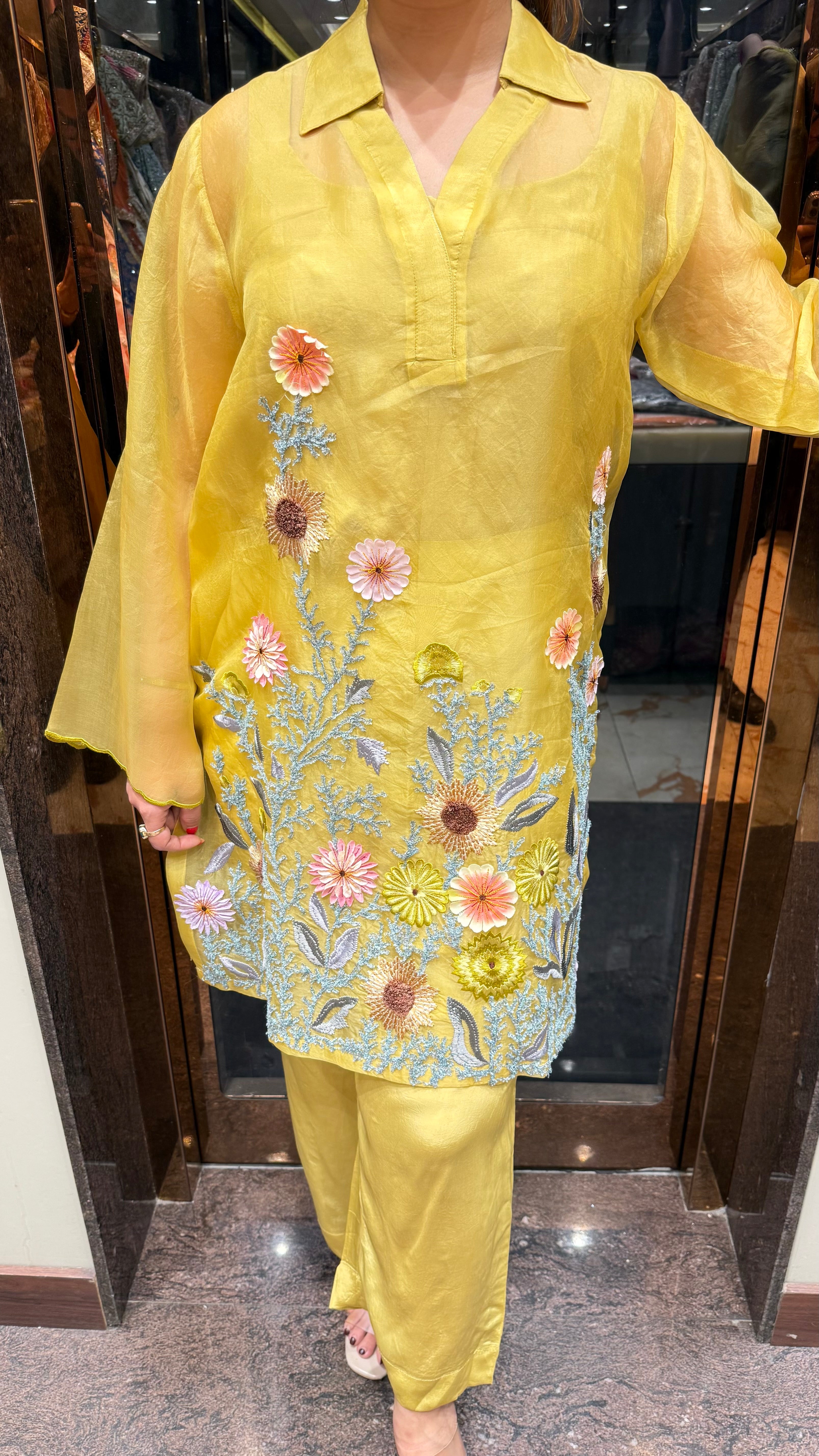 GARDEN ORGANZA COORDSET