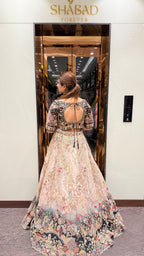 Fusionic Colour Contrast Lehenga