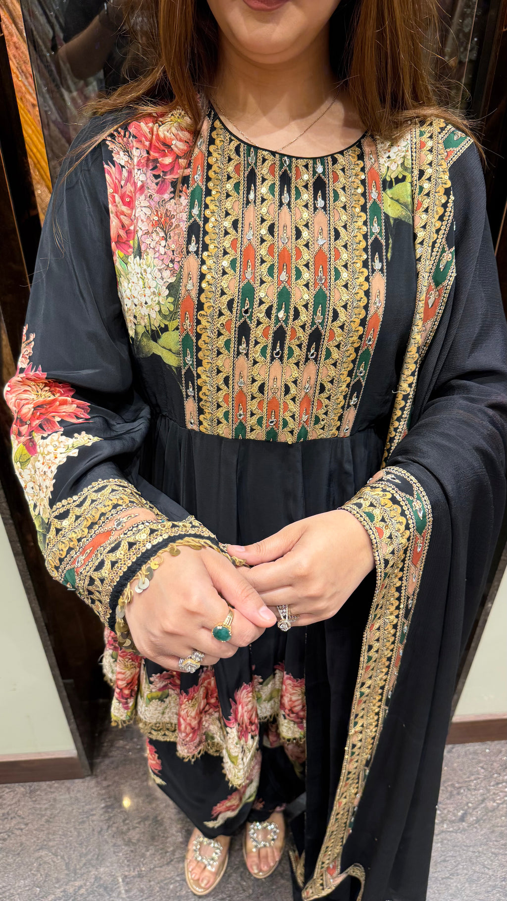 GULBANO PEPLUM & TULIP PANT SET