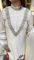 ROSE STRIP UNSTITCHED SUIT